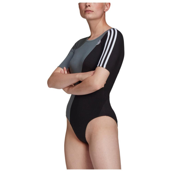Adidas Γυναικείο κορμάκι Adicolor Sliced Trefoil Bodysuit